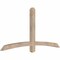 Ekena Millwork Bellingham Smooth Timber Gable Bracket, Douglas Fir, 72"W x 36"H x 3 1/2"D x 3 1/2"F, 12/12 Pitch GBW072X36X0404BEL00SDF - alternate 3